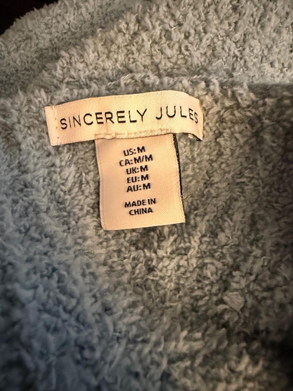 NWT! Sincerely Jules M Blanket Soft Vneck Sweater - Picture 8 of 9